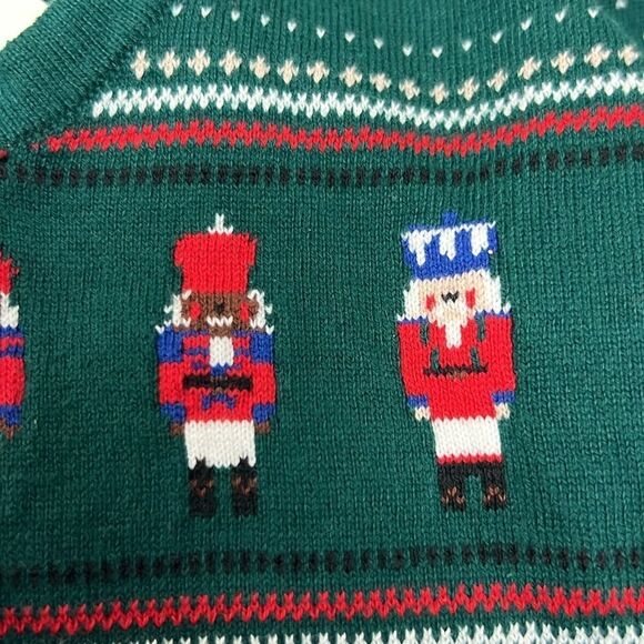 Janie and Jack 100046993 Baby Nutcracker Fair Isle Sweater Overall NWT size 0-3 - Picture 5 of 8